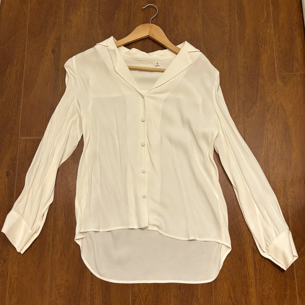 WILDRED WHITE BLOUSE- Silk